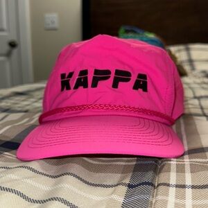 RARE Vintage 1990s KAPPA Pink Trucker Hat